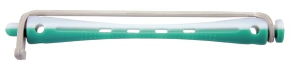Comair Kaltwellwickler m. runden Gummilaschen Ø 6 mm weiss/grün lang 12 Stk 95mm