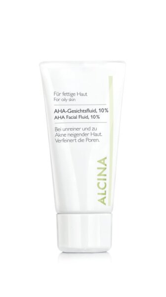 Alcina für fettige bis Mischhaut AHA-Gesichtsfluid 10% 50 ml