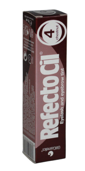 RefectoCil Augenbrauen- und Wimpernfarbe Nr. 4  kastanie 15 ml