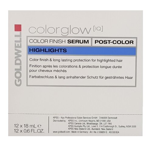 Goldwell Color Glow Highlights Color Finish Serum Post-Color 12x18 ml