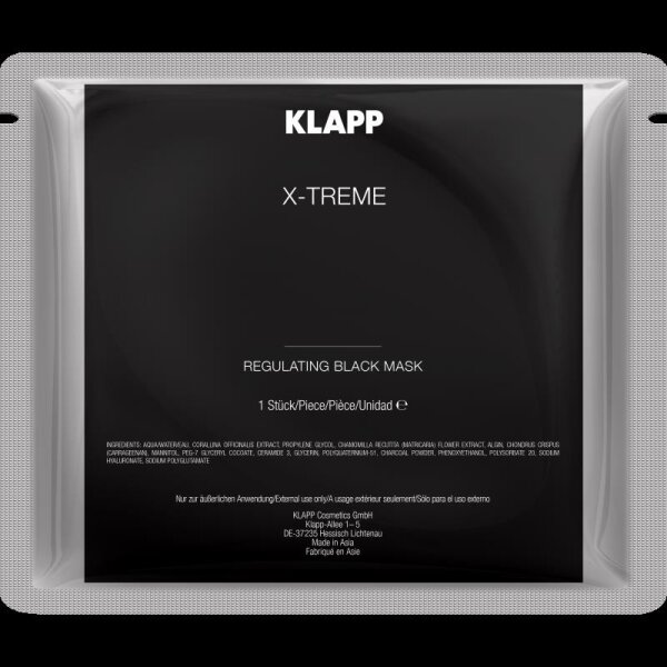 Klapp X-TREME Regulating Black Mask 1 Stück