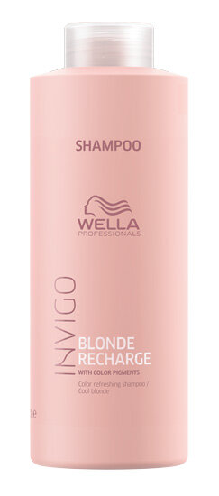 Wella Invigo Blonde Recharge Cool Blonde Color Refreshing Shampoo 1000 ml