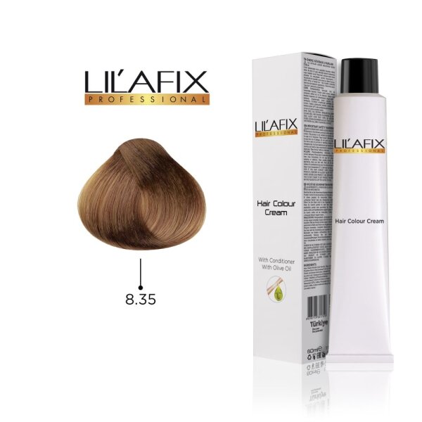 LilaFix Haarfarbe 100 ml 8/35 Honig Karamell