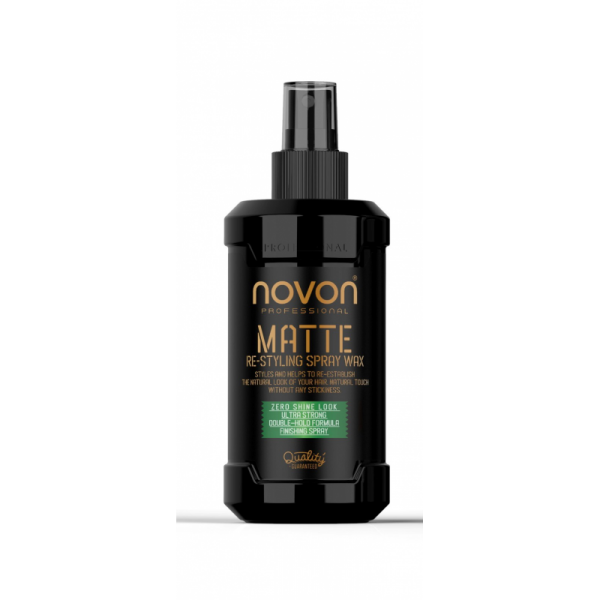 Novon Professional Matte Re-Styling Spray Wax 200 ml