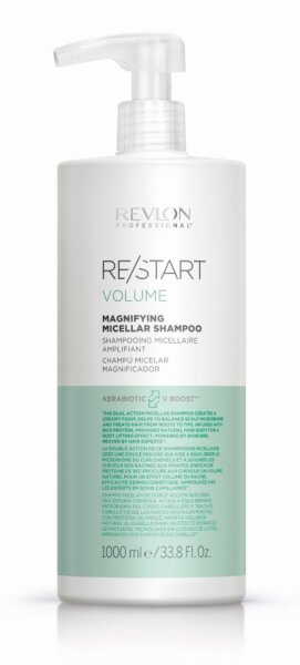 Revlon Restart Volume Micellar Shampoo 1000 ml - ohne Dosierpumpe