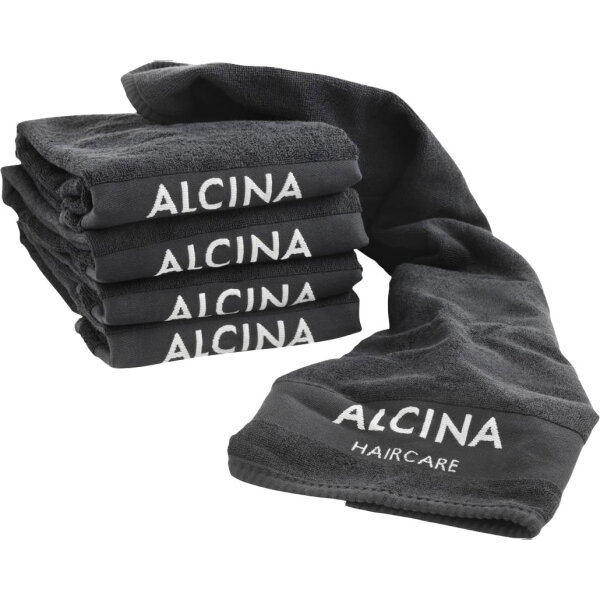 Alcina Handtuch, schwarz 1X5 St