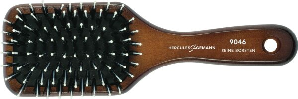 Hercules Sägemann Paddle Brush 9046 klein, dunkles Holz