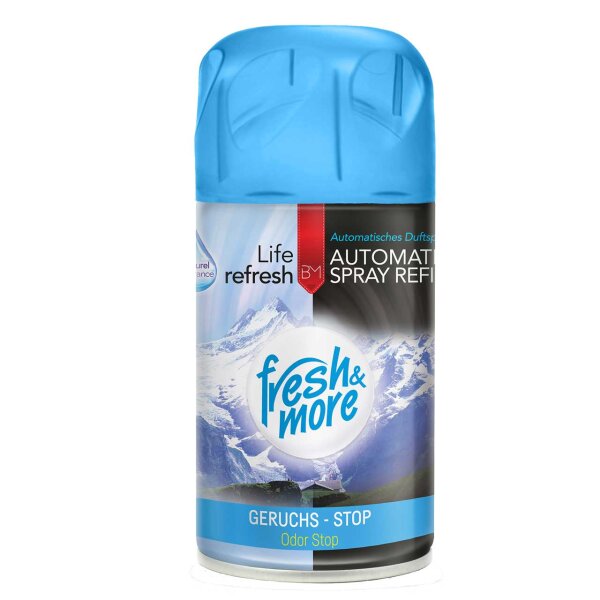 Fresh & More Lufterfrischer Für Automatische Duftspender 250ml Geruchs-Stop