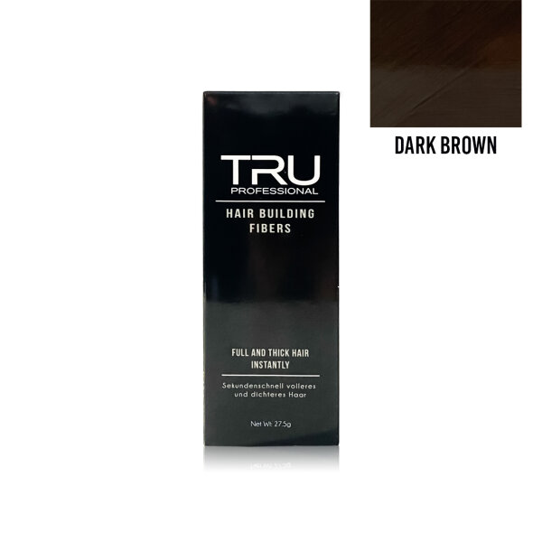 TRU Professional Haarverdichter Volumizing Haarauffüller Puder dunkelbraun 27,5g