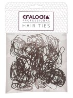 Efalock Rasta-Haargummi dünn/klein braun 100st