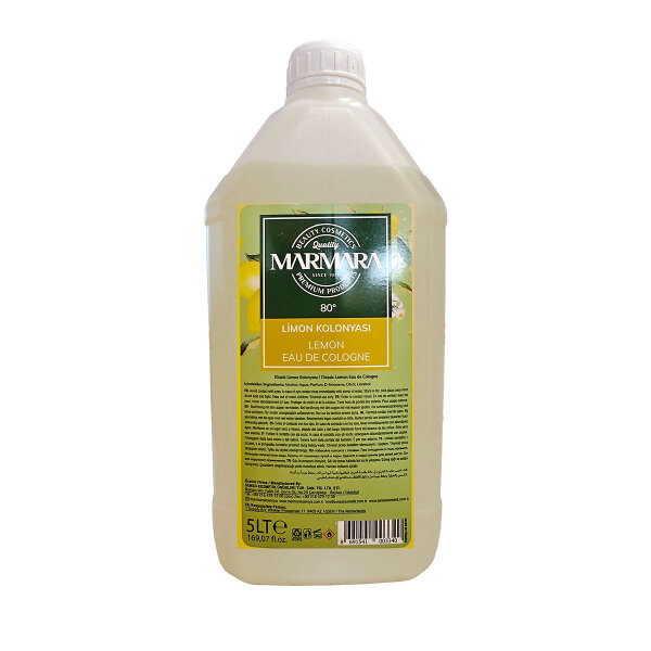 Marmara Limon Kolonya Zitronenwasser Duftwasser 5L Kanister