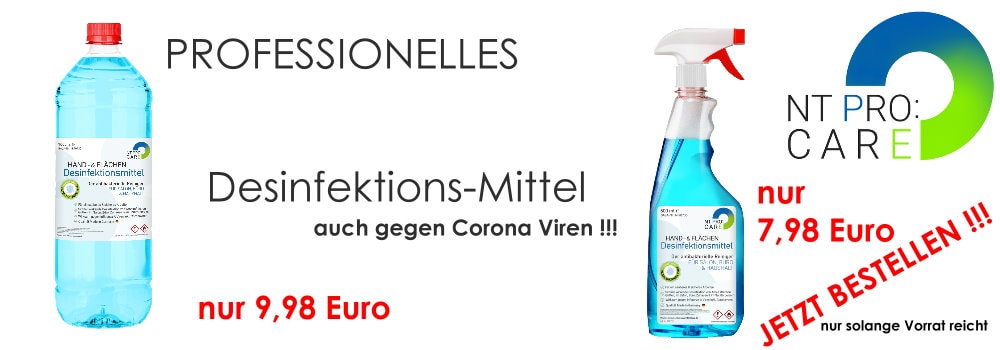Desinfektionsmittel Corona